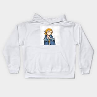 Dungeons and Dragons Character design with grid background Kids Hoodie